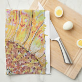 Radiant Bloom Sunflower キッチンタオル (四つ折り)