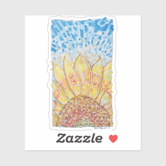 Radiant Bloom Sunflower シール (シート)