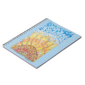 Radiant Bloom Sunflower ノートブック (左側)