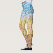 Radiant Bloom Sunflower レギンス (左)