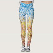 Radiant Bloom Sunflower レギンス (正面)