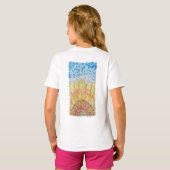 Radiant Bloom Sunflower Tシャツ (裏面フル)