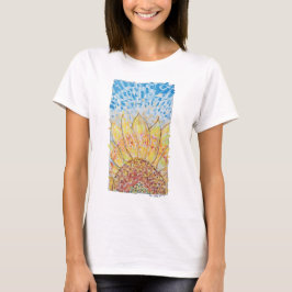 Radiant Bloom Sunflower Tシャツ