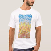 Radiant Bloom Sunflower Tシャツ (正面)