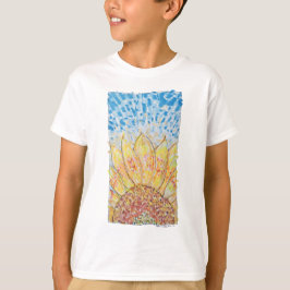 Radiant Bloom Sunflower Tシャツ