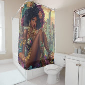 Radiant City Goddess シャワーカーテン (インサイチュ)