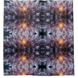 Radiant Crystal Heart Shower Curtain シャワーカーテン