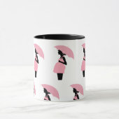 Radiant Expecting Mother:ピンクの傘 マグカップ (中央)