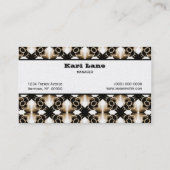 Radiant Exvasance Business Card、金ゴールド 名刺 (裏面)