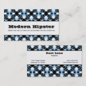 Radiant Exvasance Business Card、青鮮やか色 名刺 (正面/裏面)