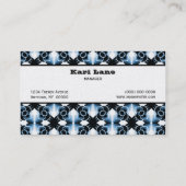 Radiant Exvasance Business Card、青鮮やか色 名刺 (裏面)