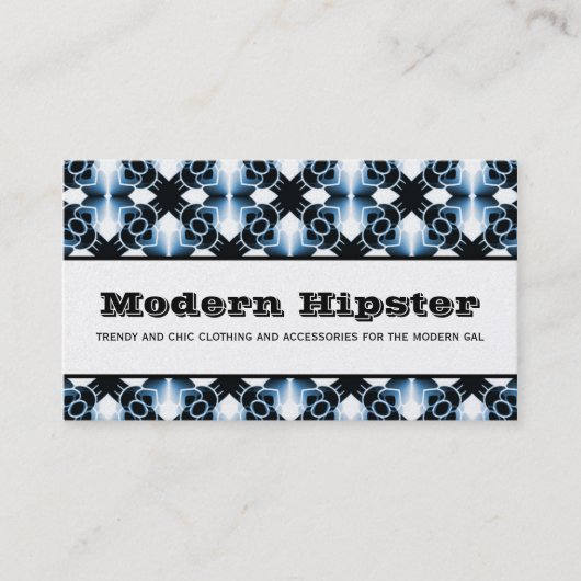 Radiant Exvasance Business Card、青鮮やか色 名刺 (正面)