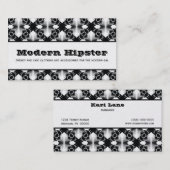 Radiant Exvasance Business Card、Silver 名刺 (正面/裏面)