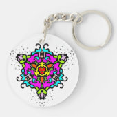 Radiant Floral Zen キーホルダー (裏面)