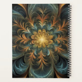 Radiant Fractal Flower プランナー手帳 (裏面)