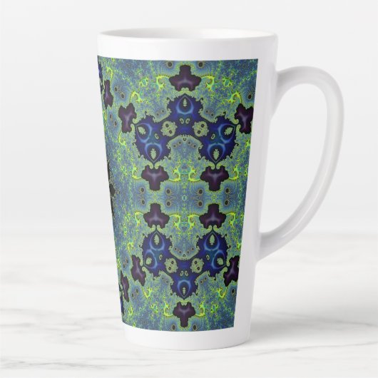 Radiant Fractal Symphony カフェラテマグ (右)