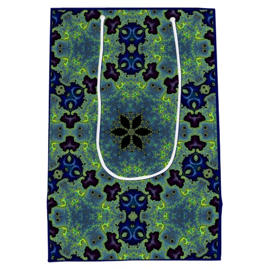 Radiant Fractal Symphony ミディアムペーパーバッグ (裏面)