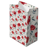 Radiant garden of confidence pattern ミディアムペーパーバッグ (正面アングル)