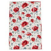 Radiant garden of confidence pattern ミディアムペーパーバッグ (裏面)