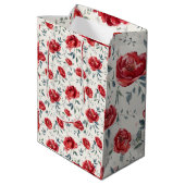 Radiant garden of confidence pattern ミディアムペーパーバッグ (裏面アングル)