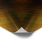 Radiant Geometric Starburst with Abstract Light ポスター (角)