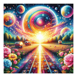 Radiant Glow Large 5D DIYダイヤモンドズ絵を描キット フォトプリント