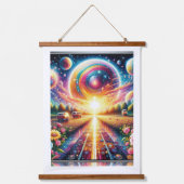 Radiant Glow Large 5D DIYダイヤモンドズ絵を描キット 吊り下げ型タペストリー (正面)