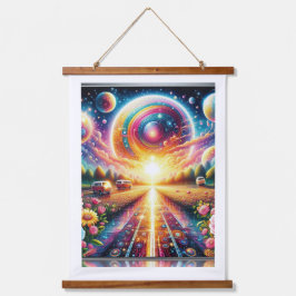 Radiant Glow Large 5D DIYダイヤモンドズ絵を描キット 吊り下げ型タペストリー