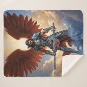 Radiant Guard Archangel Michael シェルパブランケット (正面(横))