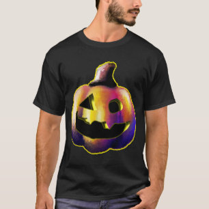 Radiant Halloween Jack-O'-Lantern - Lightup in B Tシャツ