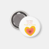 Radiant Heart: Love More, Live More, Proudly Polya マグネット (正面/裏面)