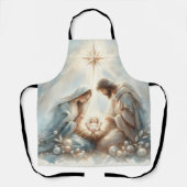 Radiant Holy Family Nativity Scene エプロン (正面)