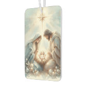 Radiant Holy Family Nativity Scene カーエアーフレッシュナー (左)