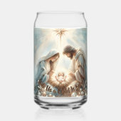 Radiant Holy Family Nativity Scene ガラス缶 (裏面)