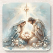 Radiant Holy Family Nativity Scene コースター (正面)