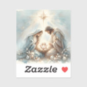 Radiant Holy Family Nativity Scene シール (シート)