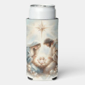 Radiant Holy Family Nativity Scene スリム缶クーラー (Seltzer裏面)