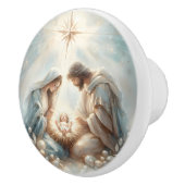 Radiant Holy Family Nativity Scene セラミックノブ (右)