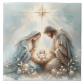 Radiant Holy Family Nativity Scene タイル (正面)