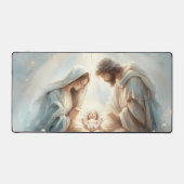 Radiant Holy Family Nativity Scene デスクマット (正面)