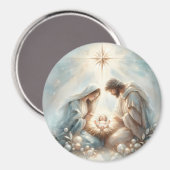 Radiant Holy Family Nativity Scene マグネット (正面/裏面)