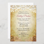 Radiant Lights素朴 Bridalシャワーの招待 招待状 (正面/裏面)