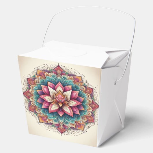 Radiant Lotus Mandala：咲く穏やかさ フェイバーボックス (正面)