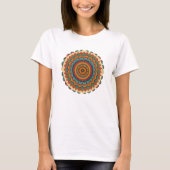 Radiant Mandala Boho Vibes Tee Tシャツ (正面)