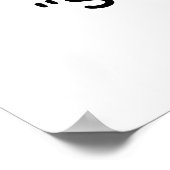 Radiant Meditation Silhouette ポスター (角)