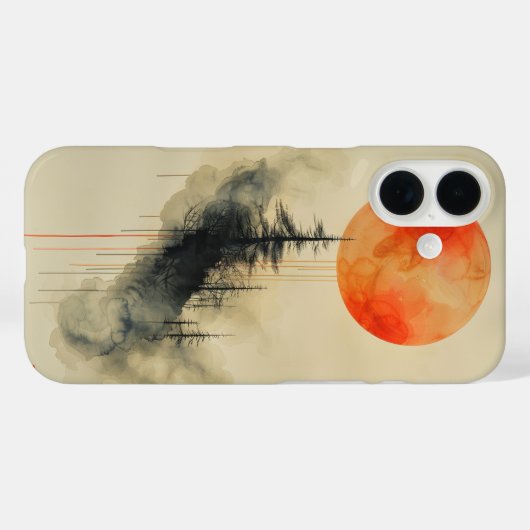 Radiant Minimal Sun Case-Mate iPhoneケース (裏面 (横))