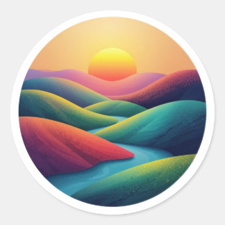 Radiant Morning ラウンドシール