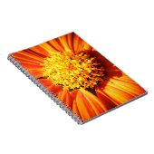 Radiant Orange Flower Macro Notebook Nature Photo ノートブック (右側)