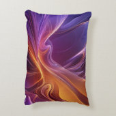 Radiant orange purple アクセントクッション (裏面(縦))