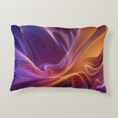 Radiant orange purple アクセントクッション (裏面)